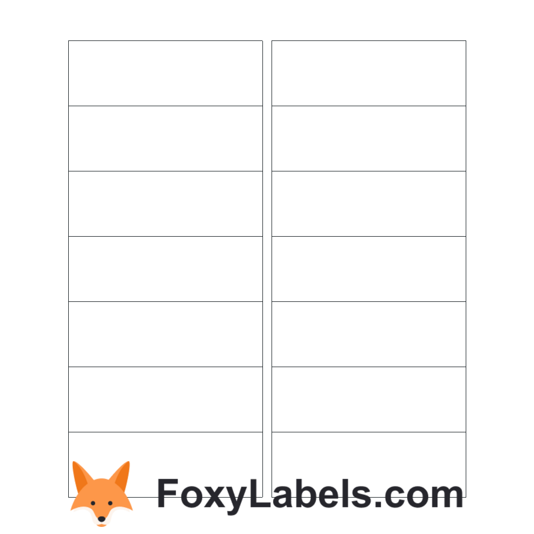 Avery 5162 Template Google Docs & Google Sheets Foxy Labels