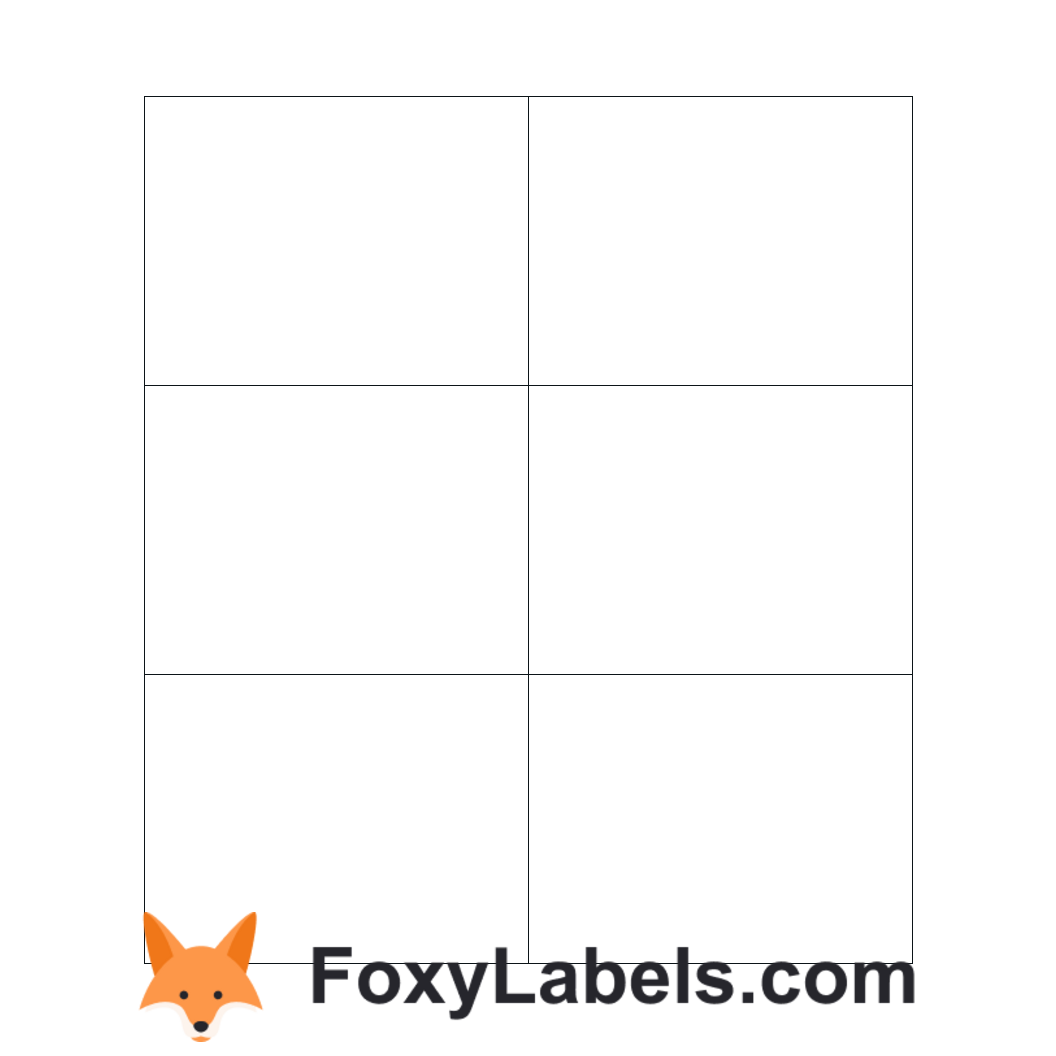 Avery 5384 Template Google Docs & Google Sheets Foxy Labels