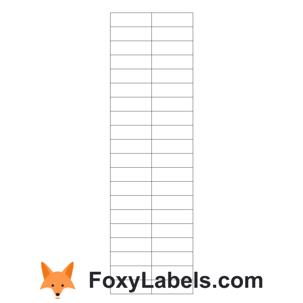 Avery 11192 label template for Google Docs