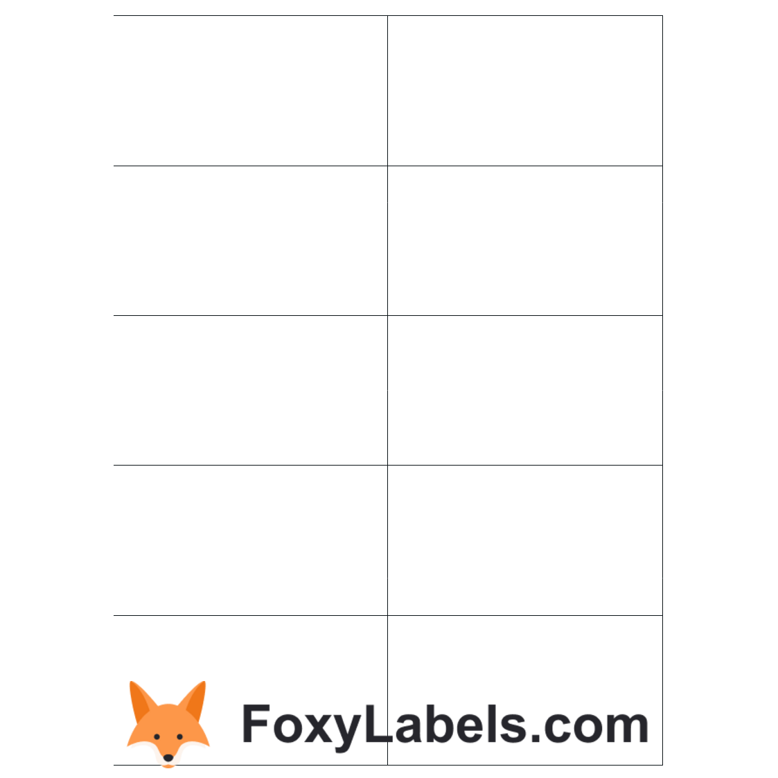 Avery® 3425 label template for Google Docs