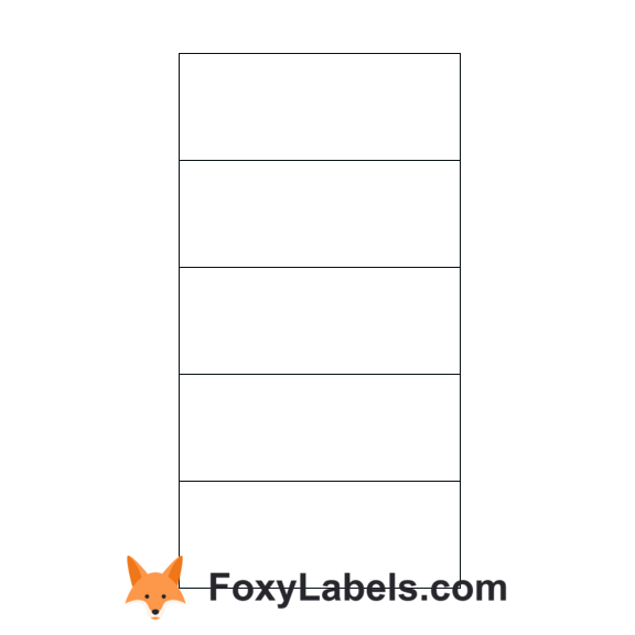 Template for Google Docs compatible with Avery® 5105