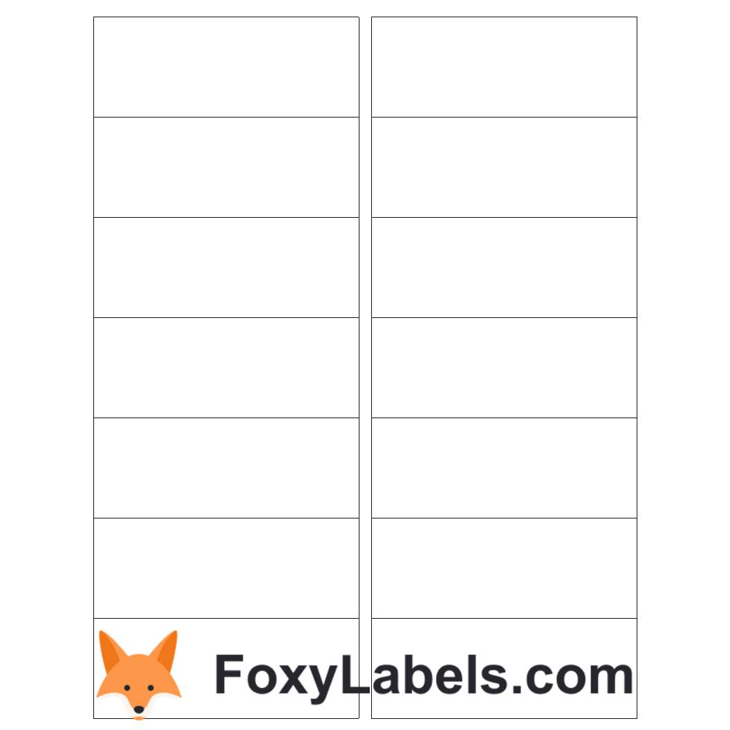 Google Docs Label Template Compatible with Avery® 5159