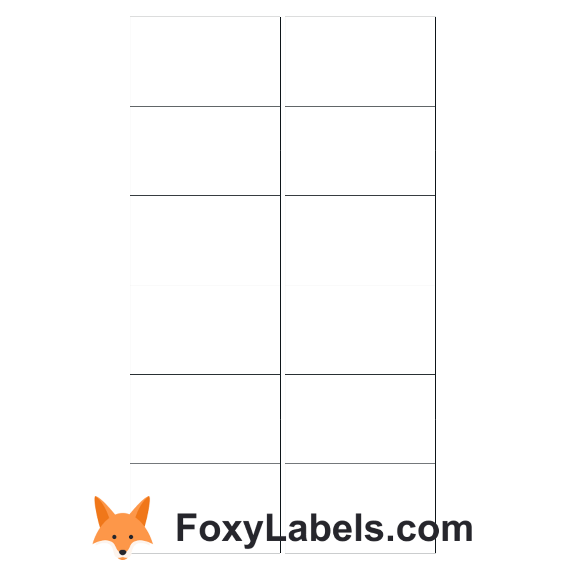 Template for Google Docs compatible with Avery-Zweckform® L4742