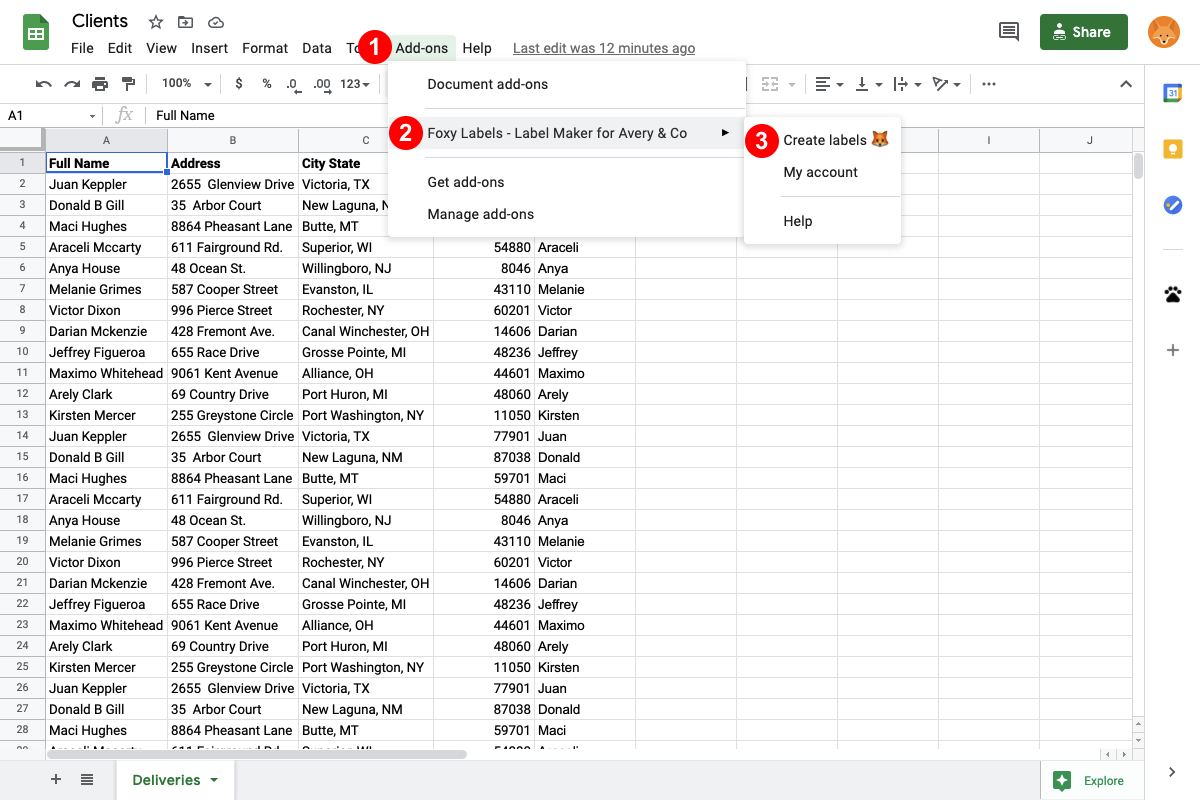 How To Make Labels In Google Docs