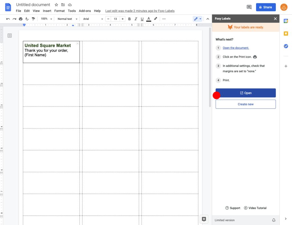 How to Make Labels in Google Docs in 2022