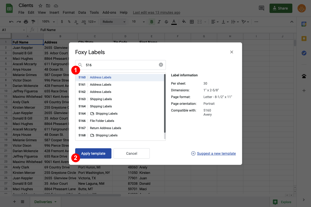 How To Make Labels In Google Docs
