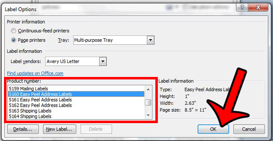 Print options. Print duplicate Label in one Page.