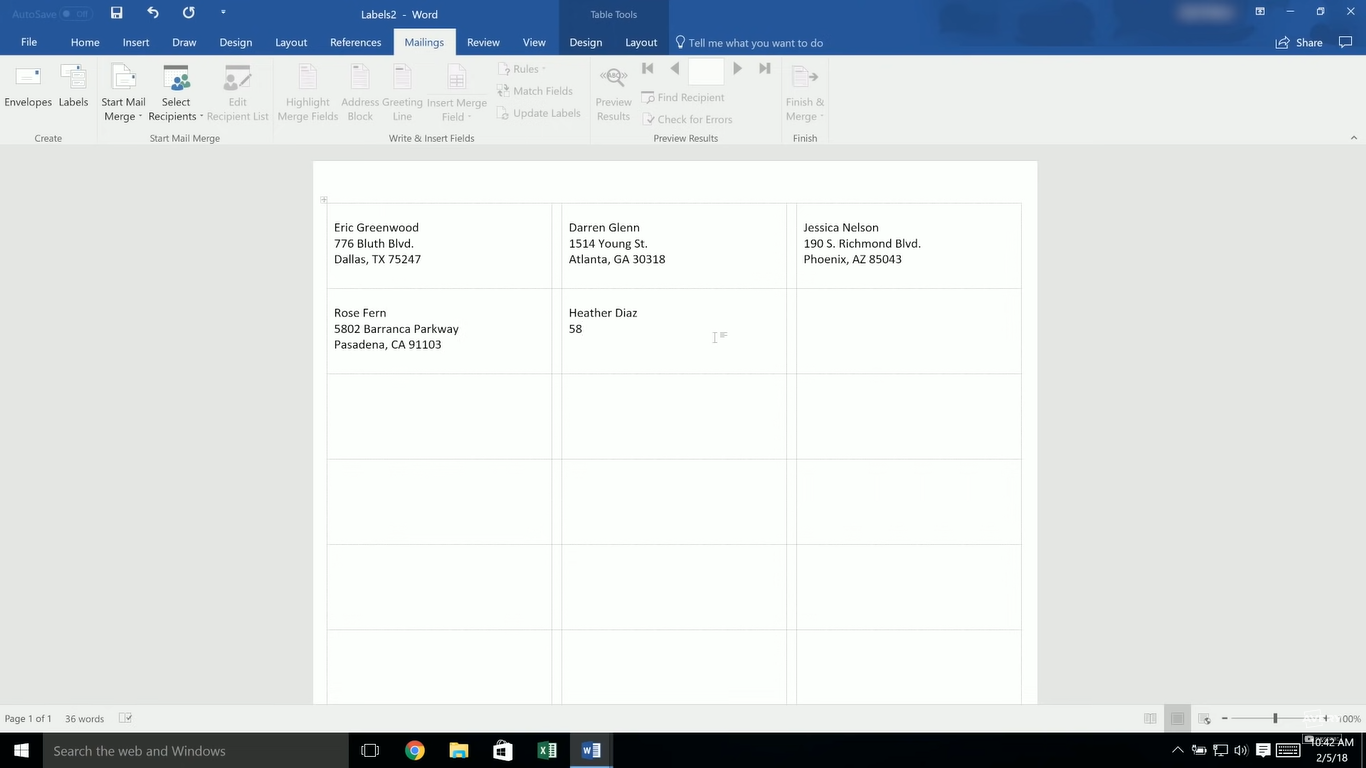 How To Print Avery Labels In Word