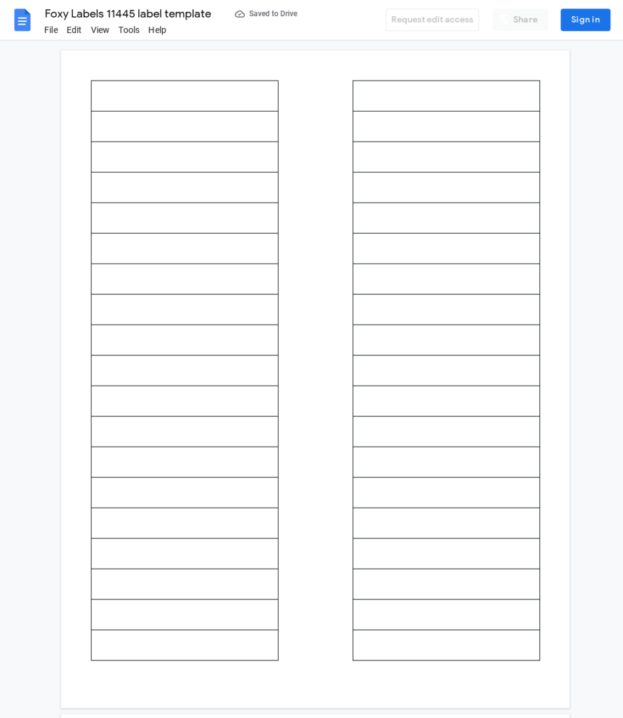 google docs avery labels template