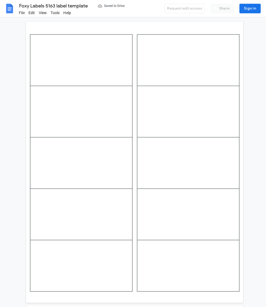 Fastest Blank Card Template Google Docs